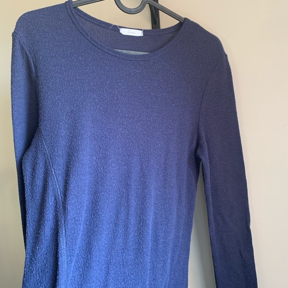 Sweater Mini Dress Navy - Picture 3 of 3